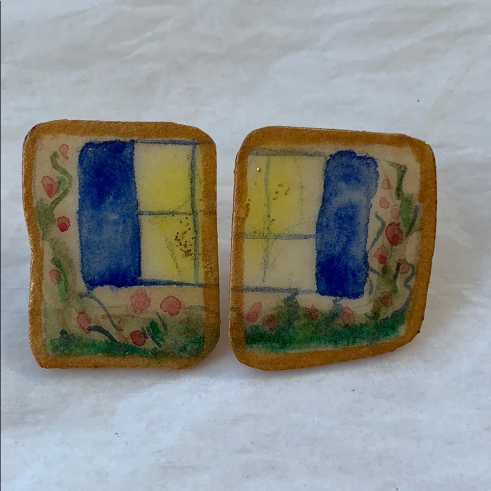 Bundle of earrings/brooch Work of Heart by D.Hill